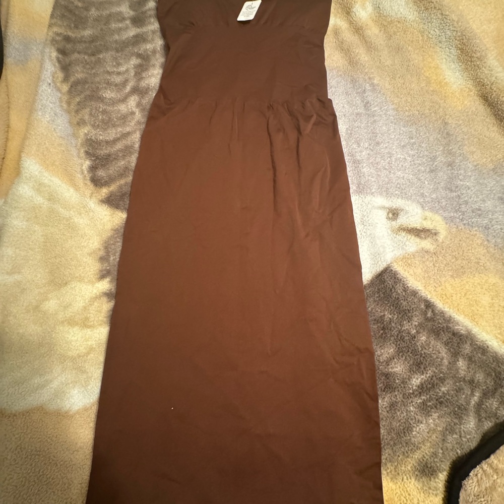 Elegant Brown Dress